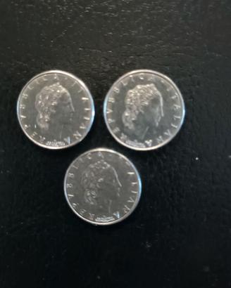 Monete 50 Lire Mini 1991 RARA con rombo e classica