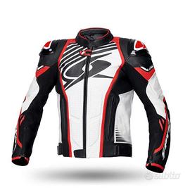 Giacca in pelle da moto per uomo Spyke Aragon Evo