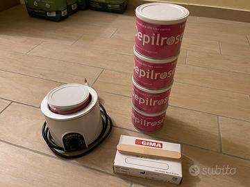 Set ceretta brasiliana + fornello scaldacera