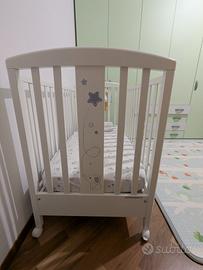 Lettino Foppapedretti con  materasso