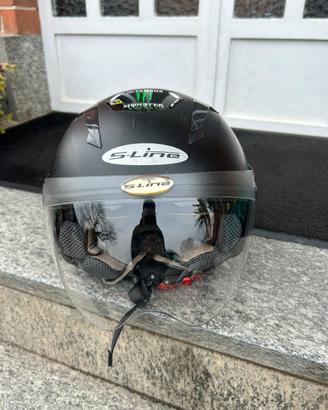 Casco jet moto