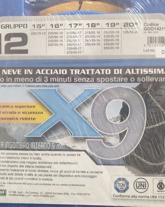 Catene nuove per Suv