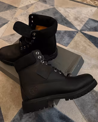 Stivaletto Timberland in pelle Nera - tg. 41 Nuovo