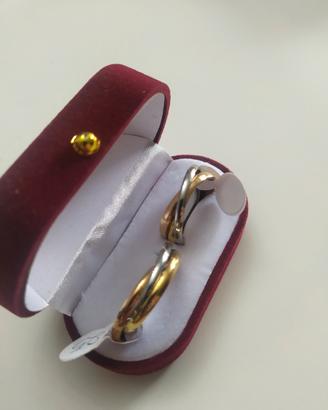 COPPIA FEDI TRINITY ACCIAIO INOSSIDABILE 