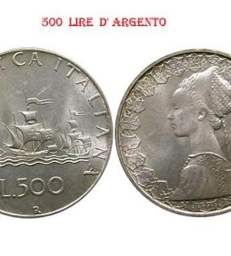 500 Lire Argento