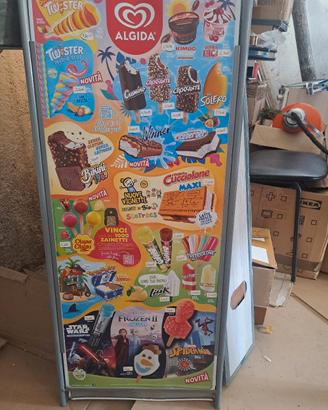 insegna metallo gelati spider man e star wars