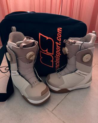 Scarponi snowboard salomon kiana dual boa