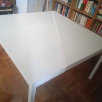 tavolo bianco quadrato 120×120 design 