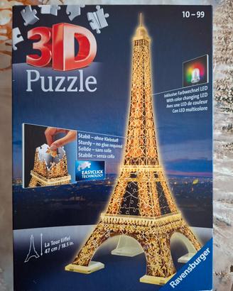 Puzzle 3D Ravensburger Torre Eiffel LED Night