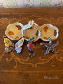 Set di ceramiche artistiche – Albissola & Perugia