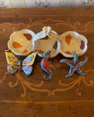 Set di ceramiche artistiche – Albissola & Perugia