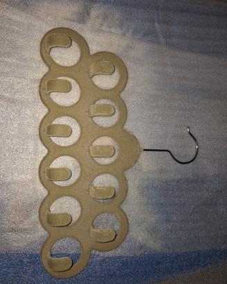 Gruccia Porta Sciarpe e Cravatte vellutata
