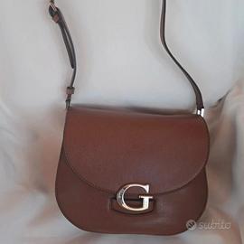 Borsa a tracolla color cognac 