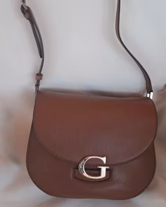 Borsa a tracolla color cognac 