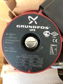 Grundfos UPS circolatore 50-60/2F/280- 1 x 230V