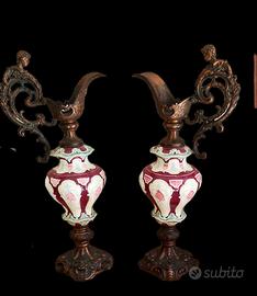 coppi di vasi ..ceramica e bronzo 