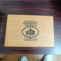 scatola ebherard per orologi in legno nuova 