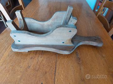 Portaprosciutto in legno