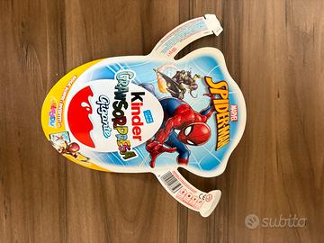 Cartonato Uovo Kinder pasqua 2025 Spiderman
