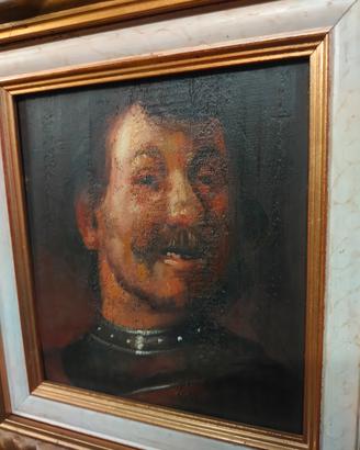 Quadretto autoritratto di Rembrandt 