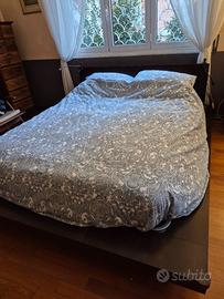 Letto matrimoniale in rovere Confalone