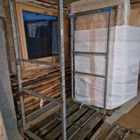 sponde in ferro zincato per pallet