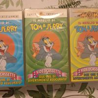  VHS TOM E JERRY - 3 volumi