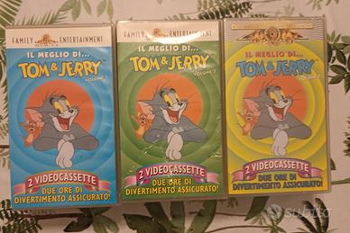  VHS TOM E JERRY - 3 volumi