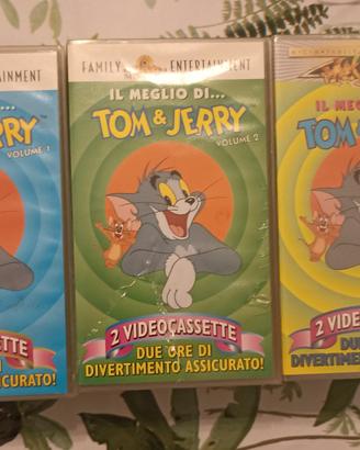  VHS TOM E JERRY - 3 volumi