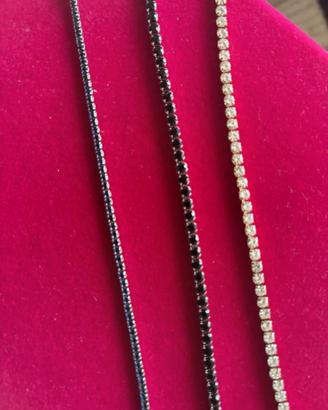 3 braccialetti tennis