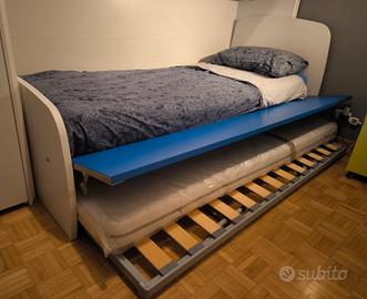 LETTO DOPPIO COMPLETO MORETTI COMPACT