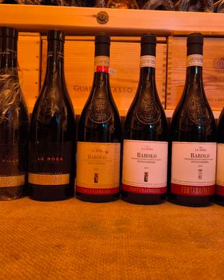 verticale barolo cassa da 6 più 1 magnum
