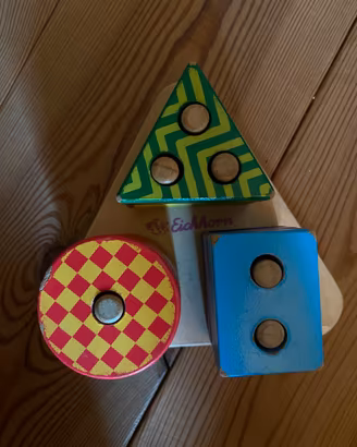 Gioco ad incastro legn Steckspiel aus Holz