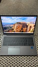 HP ZBook Portatile Intel i7 32GB Ram  GPU Nvidia