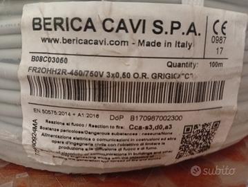 cavo elettrico schermato