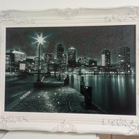 Quadro Brooklyn  brillantato con Swarovski 