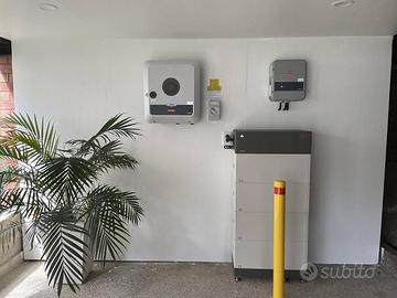 Impianto 10kw fotovoltaico 6kw accumulo kit litio
