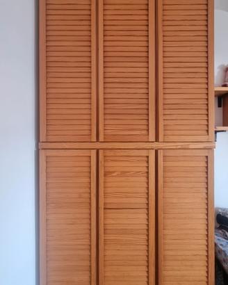 2 ARMADI IN LEGNO (6 ANTE IN TUTTO)