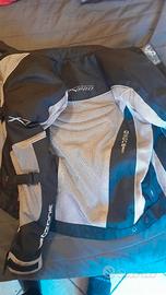 Giacca moto traforata