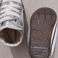Converse neonato argento 19