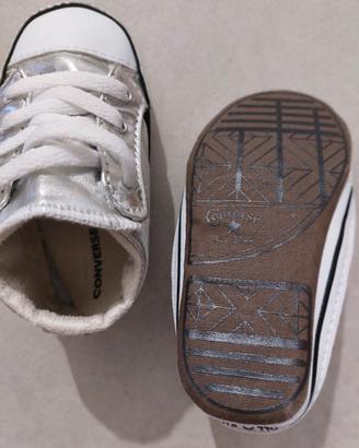Converse neonato argento 19