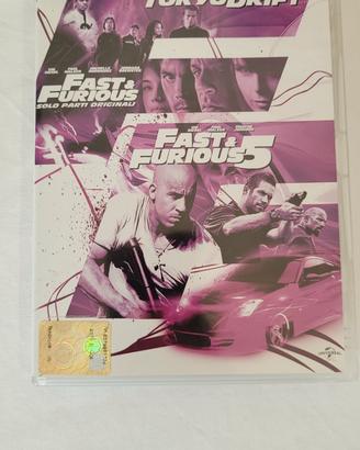 Collezione Fast & Furious 3,4 e 5 