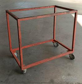 Banco da lavoro con ruote/carrello officina robust