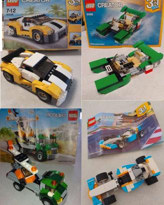 Lotto 4 set LEGO Creator 3in1