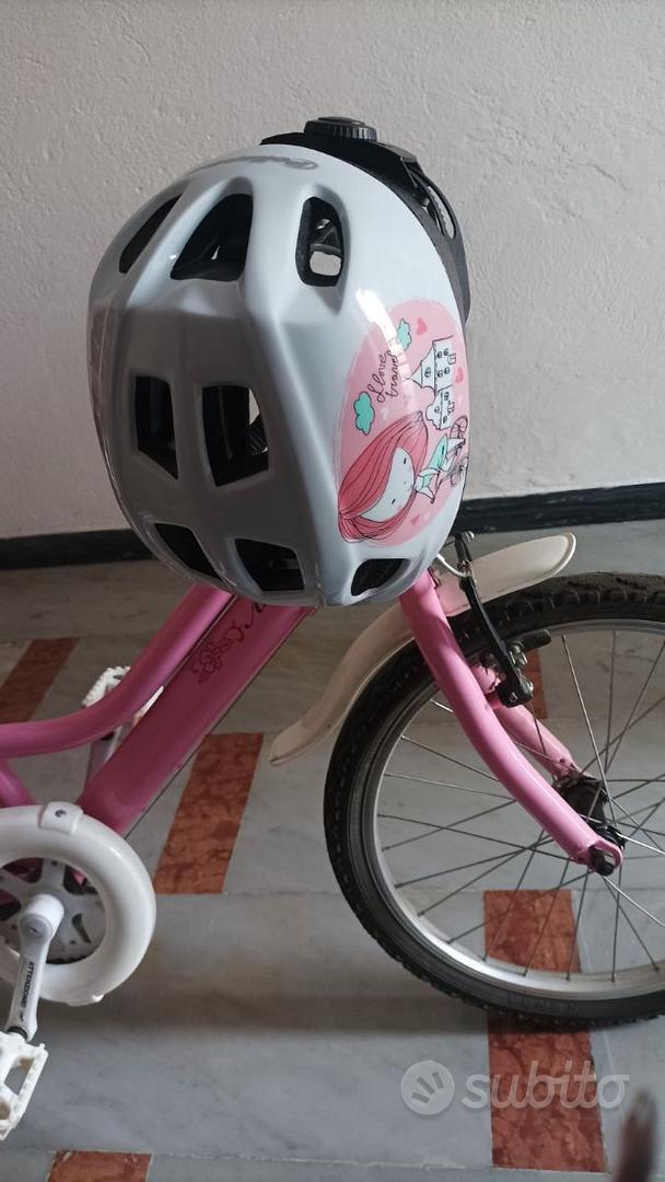 Vendita Casco bicicletta bambina,Abus Rosa 51 - 55 cm: la sicurezza della  tua bambina è la prima cosa