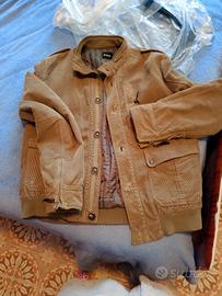 giubbotto in velluto imbottito uomo 