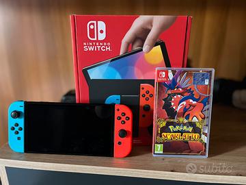 Nintendo Switch OLED + Pokemon Scarlatto