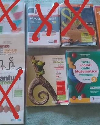 Testi scolastici 1 e 2 anno chimico 