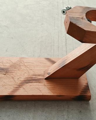 Porta Prosciutto in legno