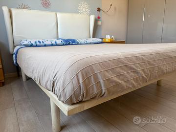 Rete matrimoniale + testiera Letto